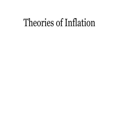 Theories of inflation | PPTX