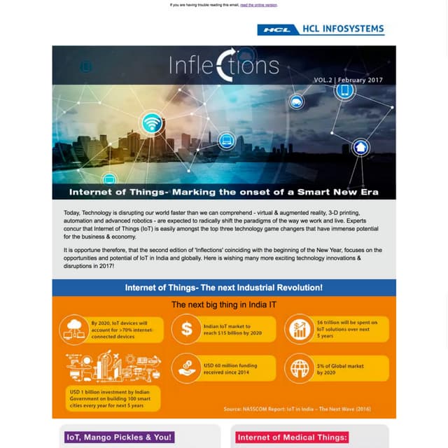 Inflections by HCL Infosystems