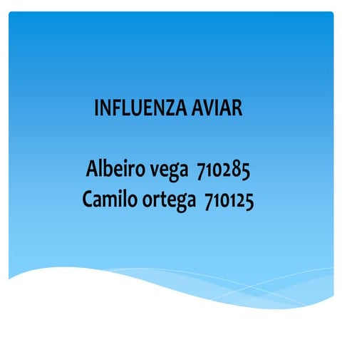 Influenza Aviar 