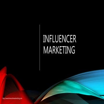 Influencer marketing