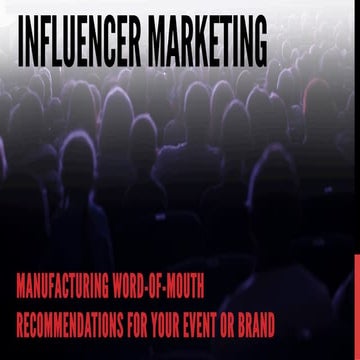 Influencer Marketing for Events