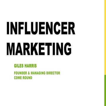 Influencer Marketing for Events
