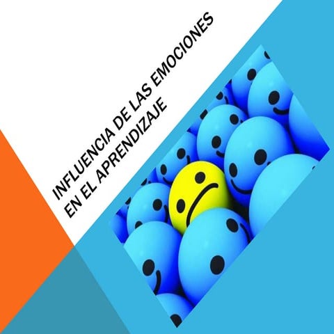 Influencia de las emociones en el aprendizaje | PPTX