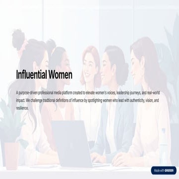 Influential Women Magazine - Future is Women Led | PDF