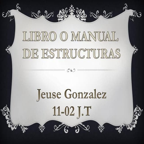 Manual de estructuras