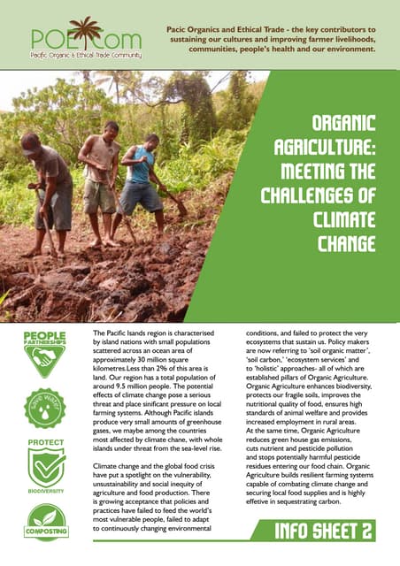 Kiribati Agritourism Policy Setting Workshop 2019 - Info sheet climate-change