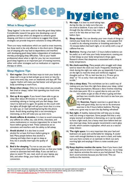 Printables Sleep Hygiene Worksheet sleep hygiene worksheet davezan vintagegrn