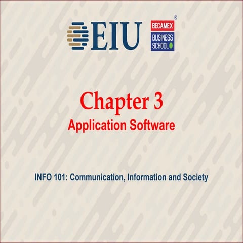 Types of application software 2022 | PDF