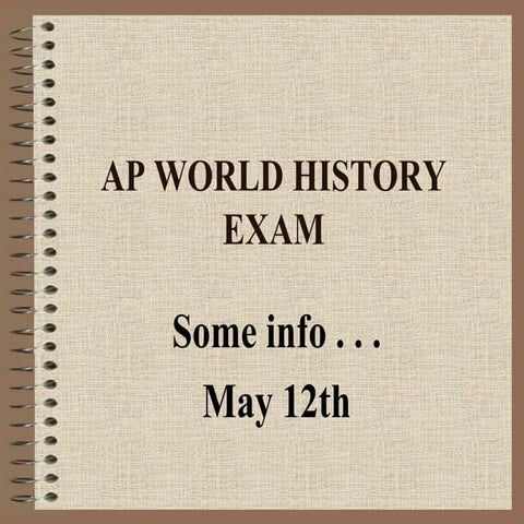 Info about ap exam