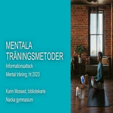 Infoattack Mental träning HT 2023