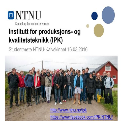 NTNU IPK - Info BSc studenter