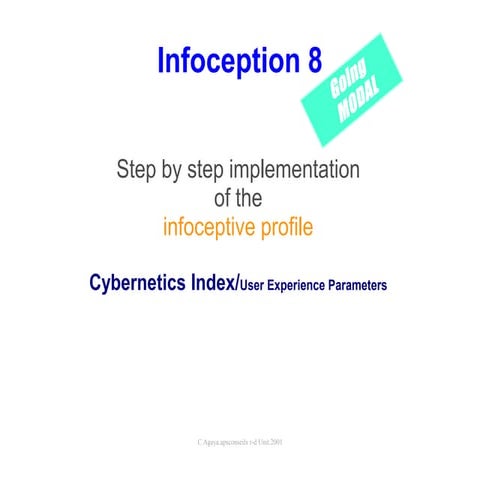 Infoception 8:going modal