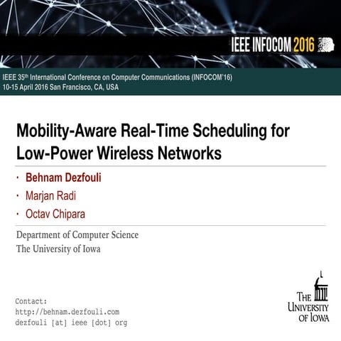 Mobility-Aware Real-Time Scheduling for Low-Power Wireless Networks