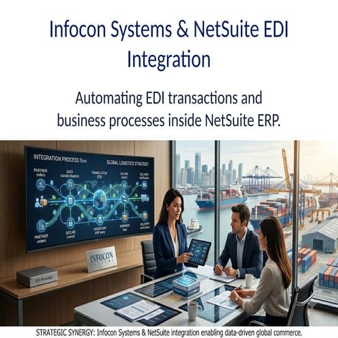 NetSuite EDI Integration Powered by Infocon Systems | PPTX