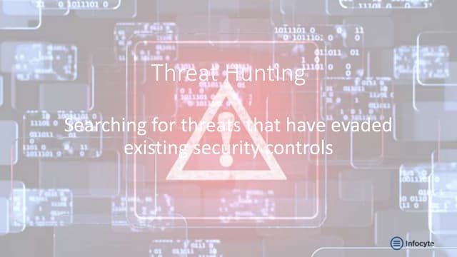 Threat Hunting 101: Intro to Threat Detection and Incident Response