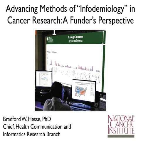 Advancing Methods in Infodemiology: A Funder's Perspective