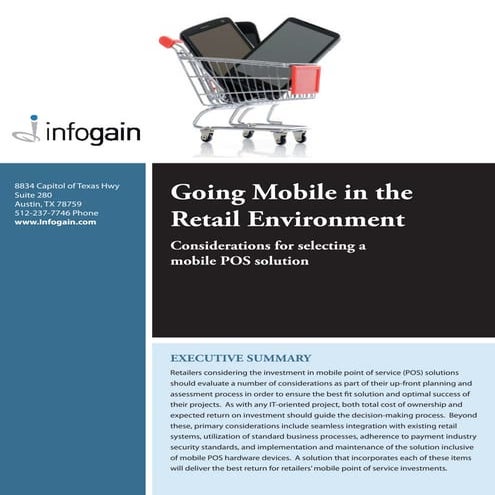 Going Mobile in the Retail Environment