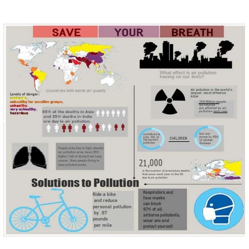 Air Pollution Info graphic | DOCX
