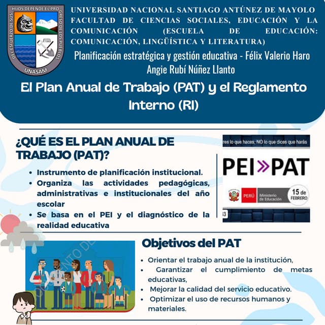 INFOGRAFIA PLAN ANUAL DE TRABAJO Y EL REGLAMENTO INTERNO | PDF