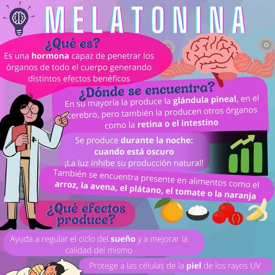 Beneficios para la salud de la MELATONINA