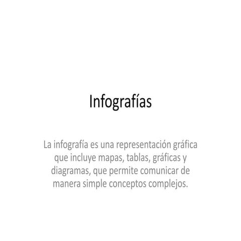 Infografías