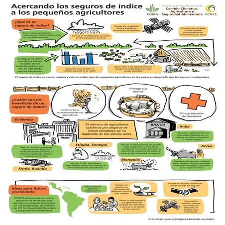 Infografía: Acercando los seguros de índice a los pequeños agricultores