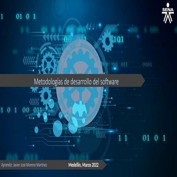 Infografía sobre metodologías de desarrollo de software. GA1-220501093-AA1-EV...