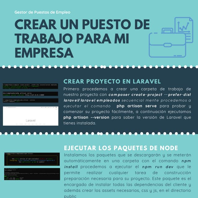 Infografia empleados laravel