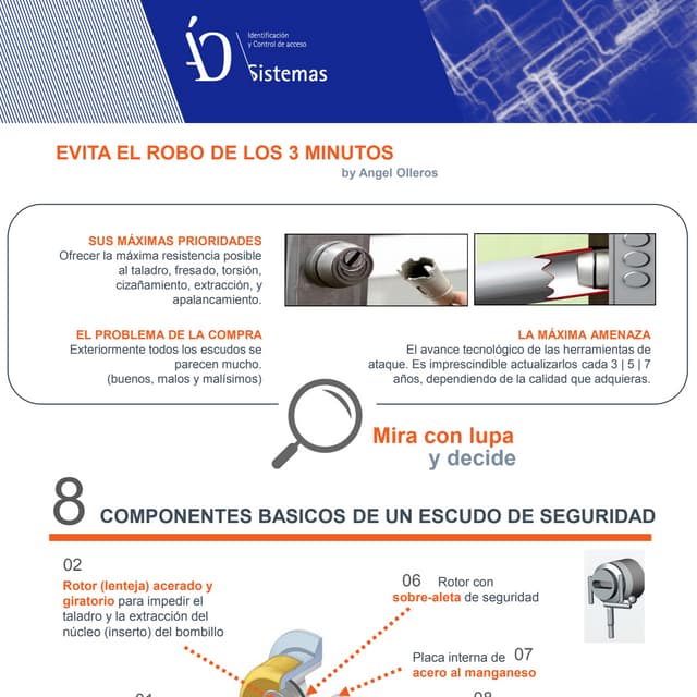 Infografia escudos acorazados de protección en viviendas  www.angelolleros