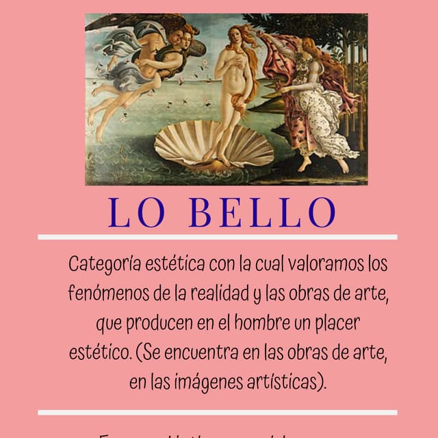 Infografia secuencia#2 LO BELLO