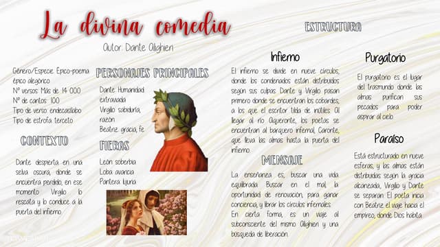 Que Genero Es La Divina Comedia Deals | www.simpleplanning.net