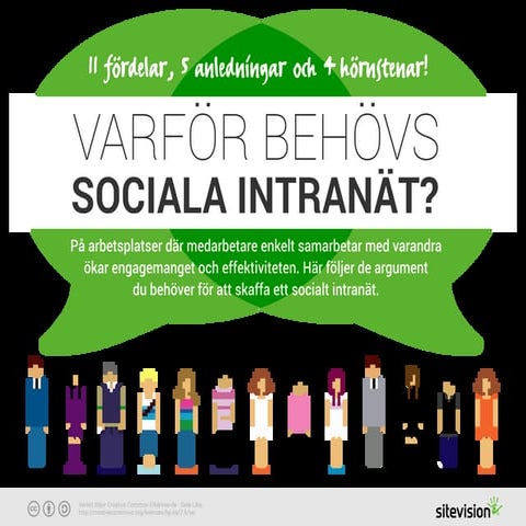 Infografik: Därför behöver din organisation ett socialt intranät