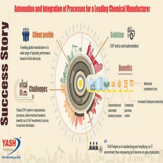 Robust SAP ERP implementation for automation of business processes for a Manufacturer company 