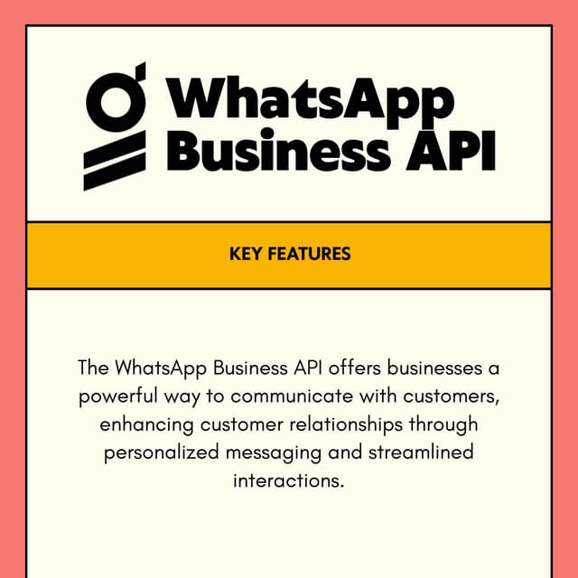 WhatsApp Business API: Powering Scalable Customer Communication | PDF