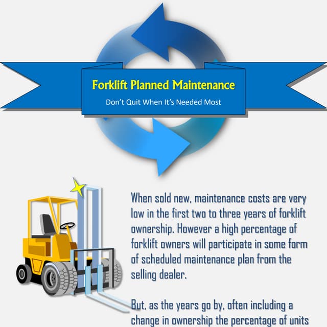 Forklift Planned Maintenance and Total Cost By Year PDF