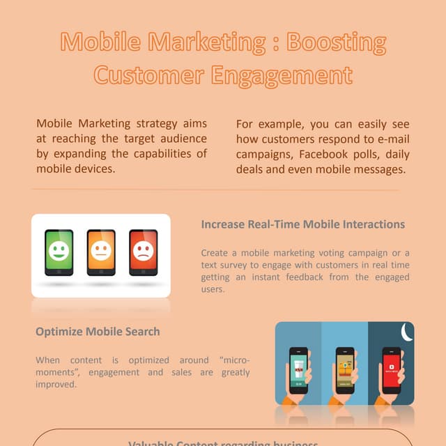 Infographic: Boost Customer Engagement via Mobile Marketing