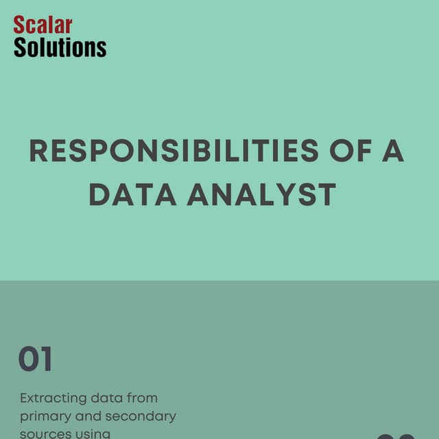  Responsibilities of a Data Analyst