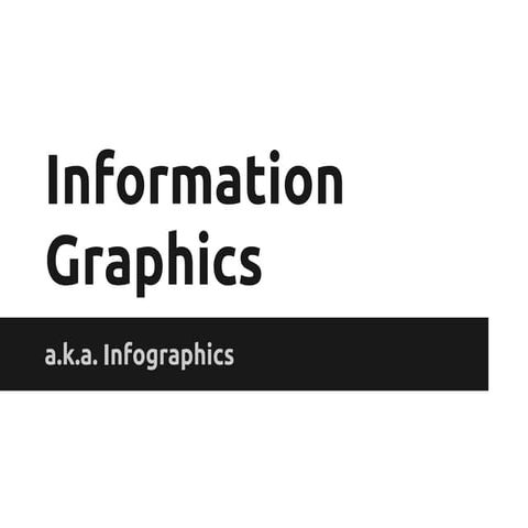 Infographics introduction
