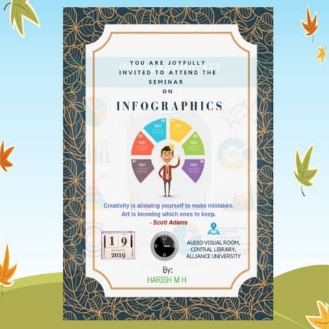 Infographics with canva by harish m h