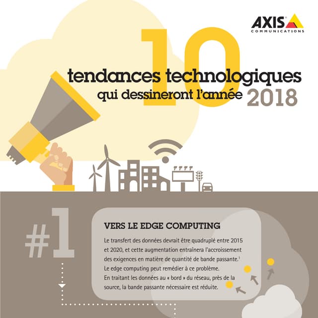 Infographie des 10 tendances technologiques 2018