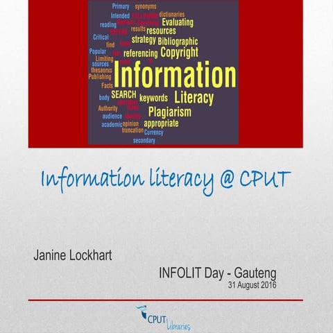 Information literacy @ CPUT