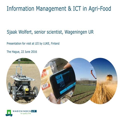 Information management & ICT in Agri-Food | PPTX