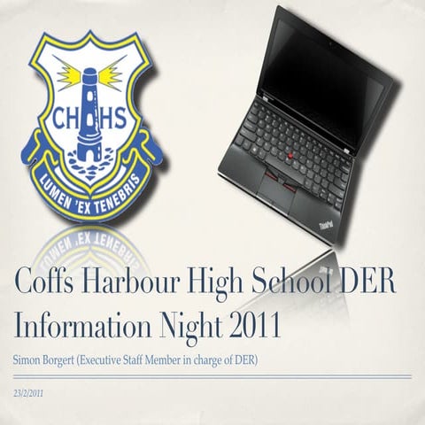 DER Info night 2011