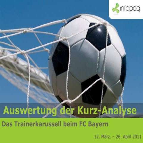 Infopaq Social Media Kurzanalyse - Trainerkarussell beim FC Bayern (26.04.11)