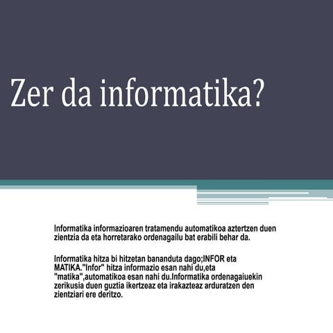 zer da informatika | PPTX