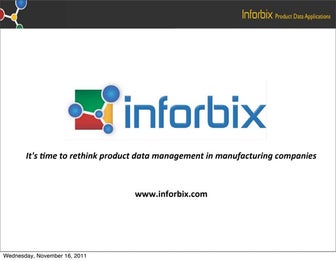 Inforbix overview November 2011