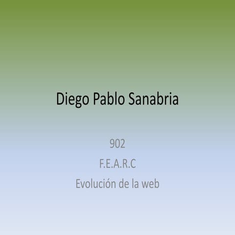 Evolución de la web 