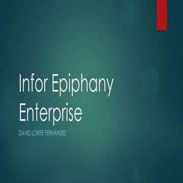 Infor epiphany CRM | PPTX