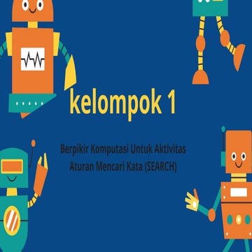 Berpikir Komputasional Untuk Aktivitas Mencari Kata