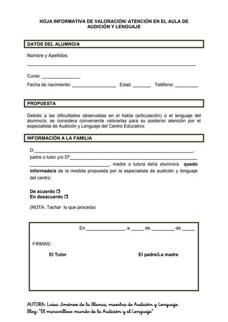 Información a las familias sobre va...